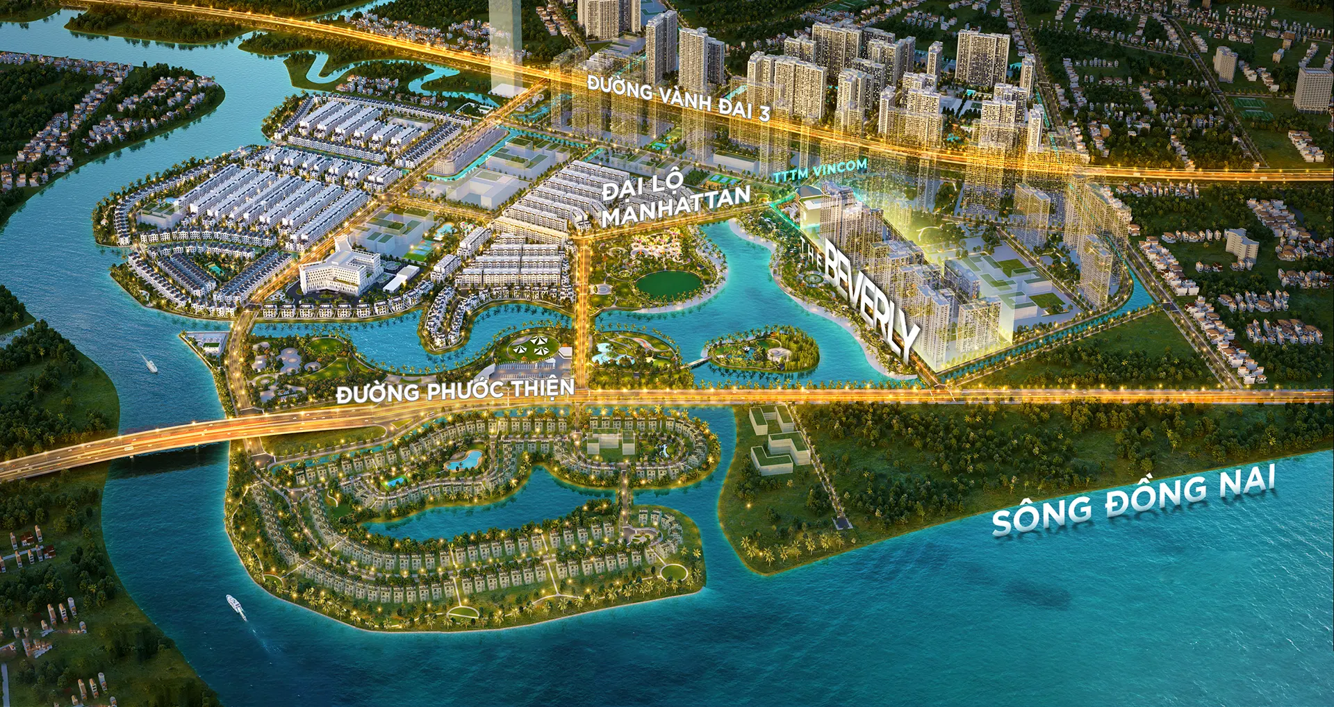Vị trí The Beverly - Vinhomes Grand Park